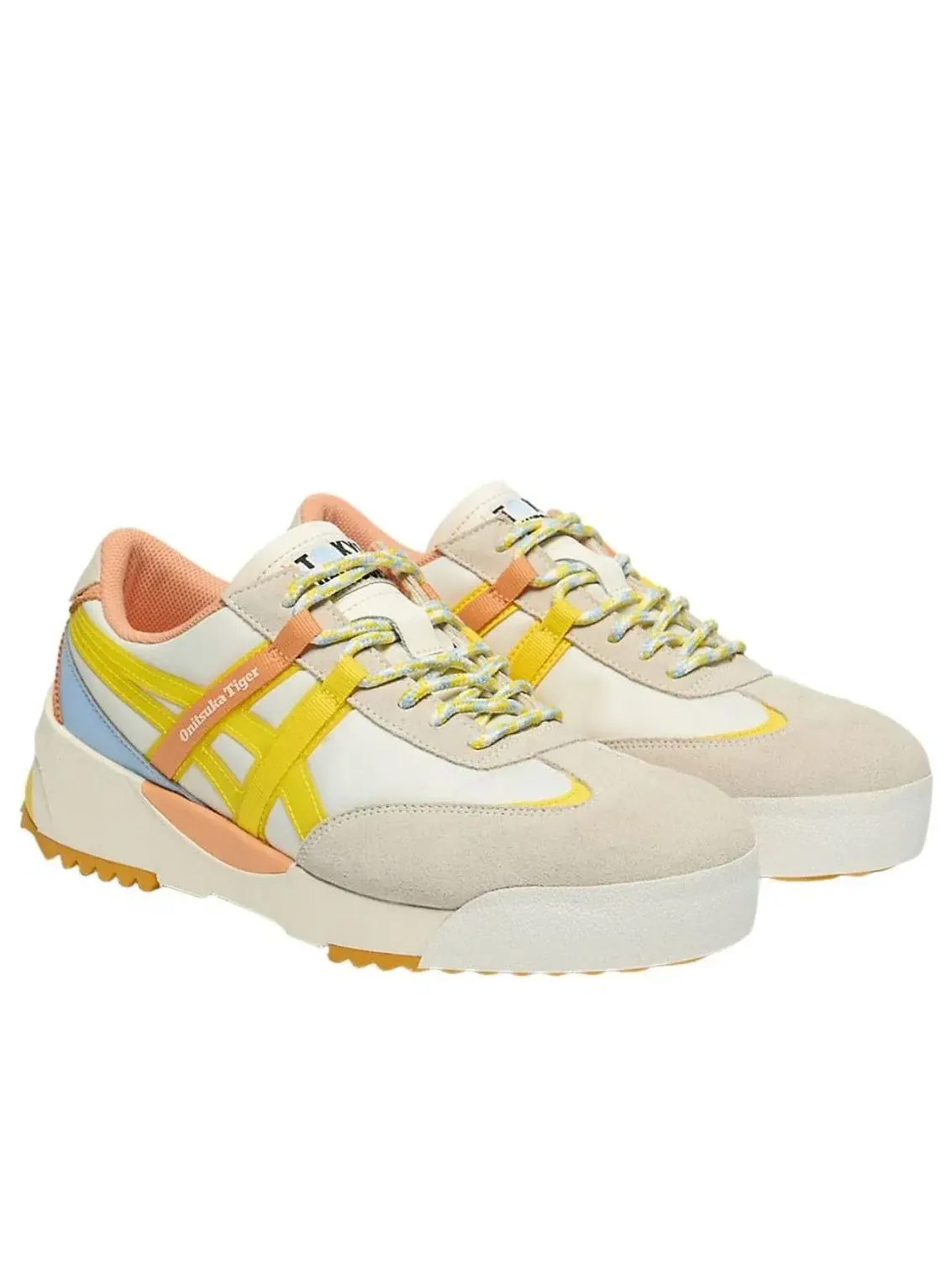 Кроссовки Onitsuka Tiger Delegation EX 'Cream Vibrant Yellow' 1183A604-101 — изображение 4 из 4, белый