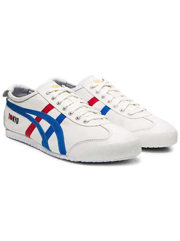 Кроссовки Onitsuka Tiger Mexico 66 Konbu 'Tokyo - White Directoire Blue' — изображение 3 из 4, белый/синий/красный