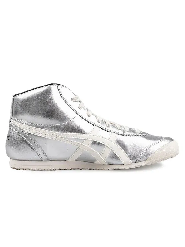 Кроссовки mexico mid runner серебристые Onitsuka Tiger — изображение 2 из 4, серебряный