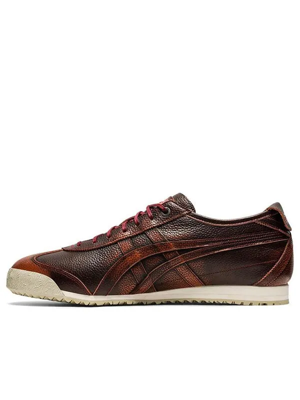 Кроссовки Onitsuka Tiger Mexico 66 SD Running Shoes Black/Red/Brown — изображение 1 из 4, красный