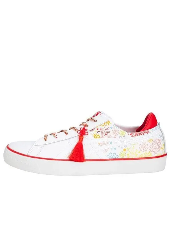 Кроссовки fabre bl s 2.0 китайский новый год специальные красные Onitsuka Tiger — изображение 1 из 4, белый/красный
