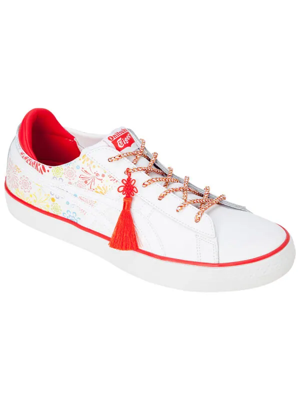 Кроссовки fabre bl s 2.0 китайский новый год специальные красные Onitsuka Tiger — изображение 2 из 4, белый/красный