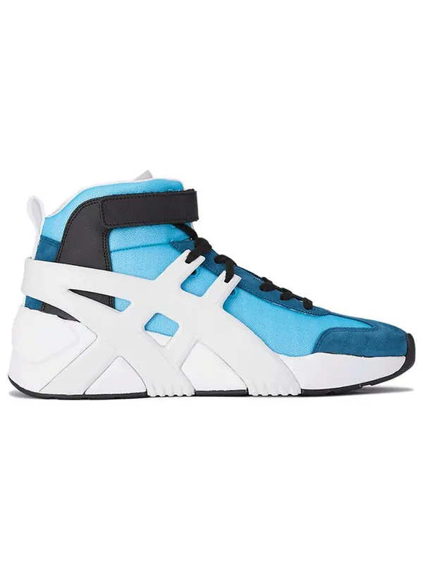 Кроссовки с большим логотипом trainer hi Onitsuka Tiger — изображение 2 из 4, синий/белый