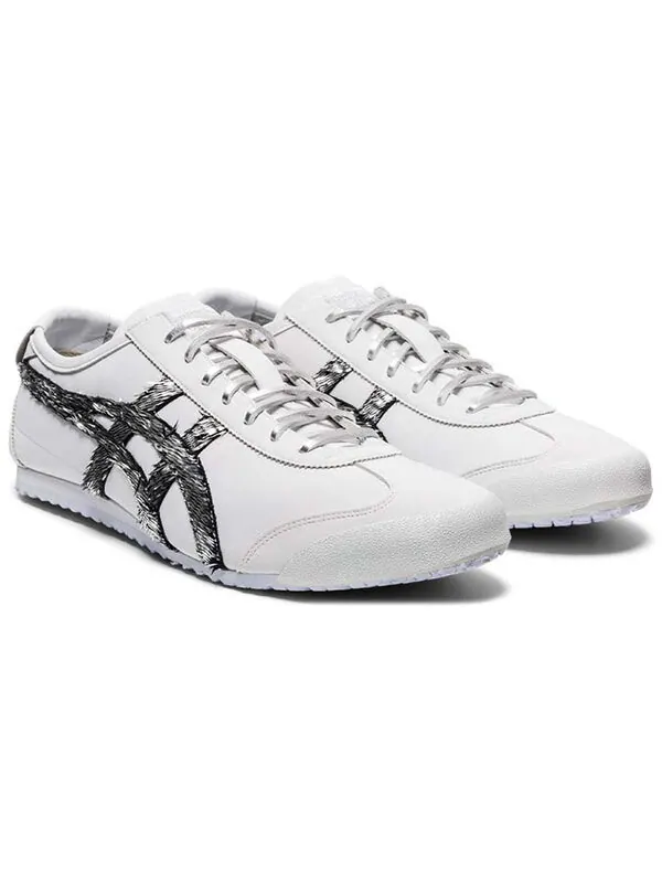 Кроссовки мексика 66 Onitsuka Tiger — изображение 3 из 4, белый/черный/серебристый