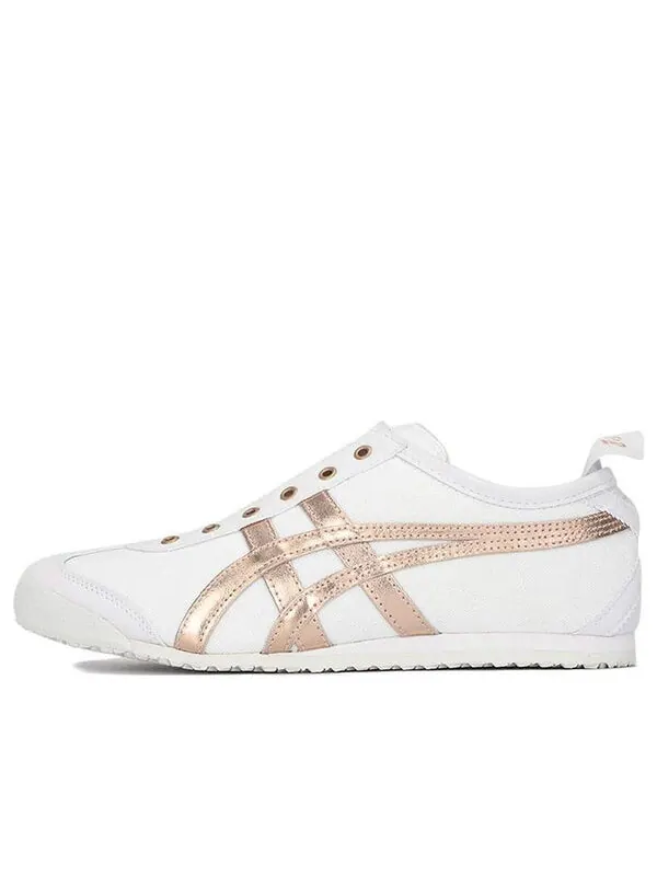 Кроссовки Onitsuka Tiger MEXICO 66 SLIP-ON 'White Pink' — изображение 1 из 4, белый/розовый