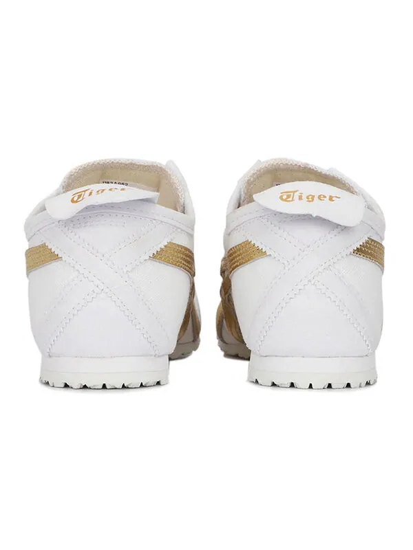 Кроссовки mexico 66 slip on Onitsuka Tiger — изображение 4 из 4, белый/золотистый