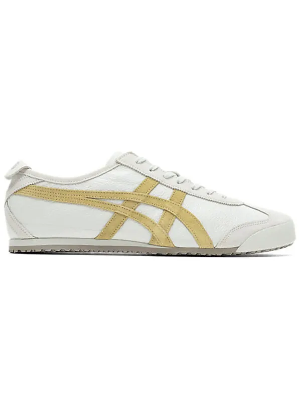 Кроссовки Onitsuka Tiger Mexico 66 Vin 'White Gold' — изображение 2 из 4, белый/золотистый