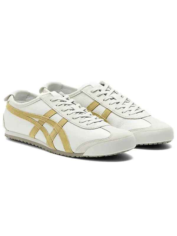 Кроссовки Onitsuka Tiger Mexico 66 Vin 'White Gold' — изображение 3 из 4, белый/золотистый