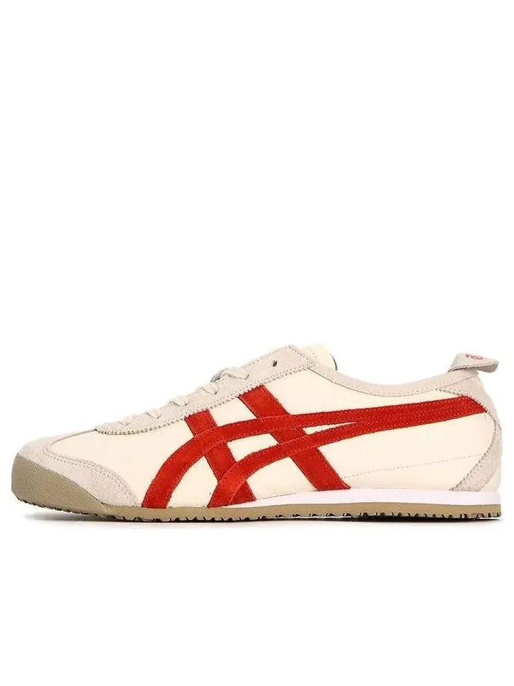 Кроссовки Onitsuka Tiger Mexico 66 Vin 'Beige White Red' — изображение 1 из 5, бежевый