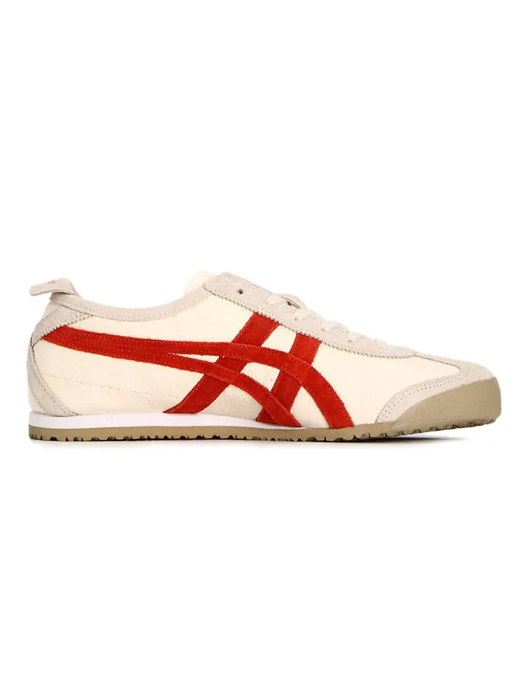 Кроссовки Onitsuka Tiger Mexico 66 Vin 'Beige White Red' — изображение 2 из 5, бежевый