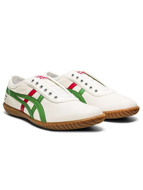 Кроссовки tsunahiki slip on бежево- Onitsuka Tiger — изображение 2 из 4, зеленый