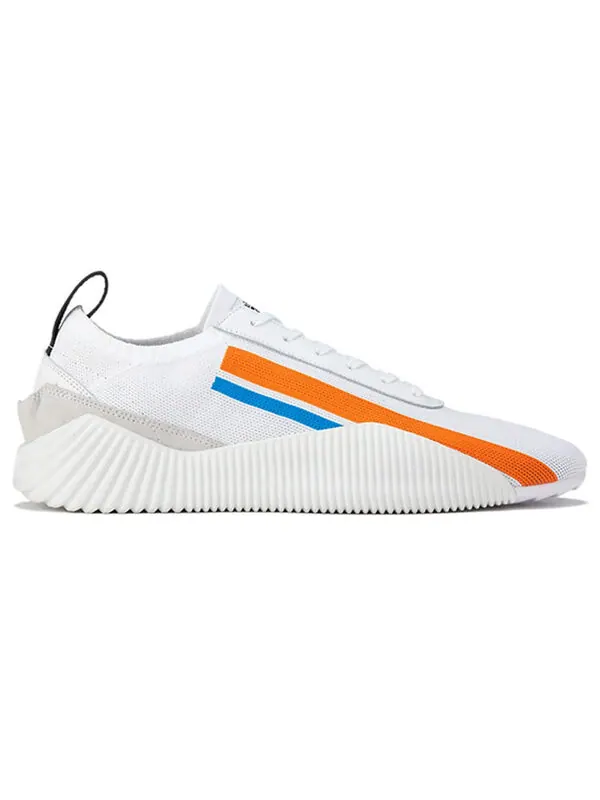 Кроссовки акромаунт трикотажные Onitsuka Tiger — изображение 2 из 4, белый/оранжевый