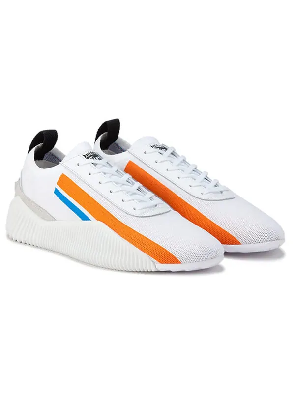Кроссовки акромаунт трикотажные Onitsuka Tiger — изображение 3 из 4, белый/оранжевый