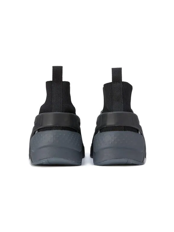 Кроссовки big logo trainer 2.0 sock 'metropolis black' Onitsuka Tiger — изображение 4 из 4, черный