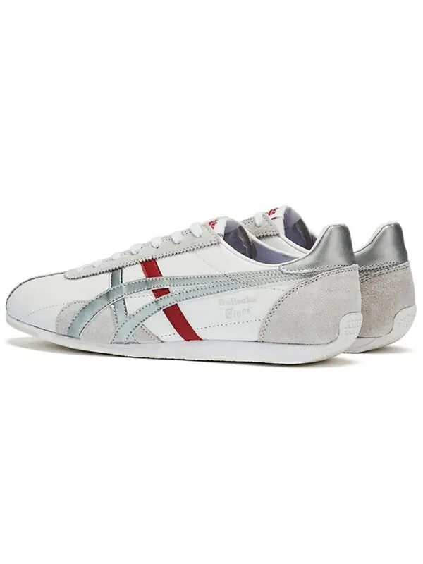 Кроссовки runningpark sport shoes серебристые красные Onitsuka Tiger — изображение 3 из 4