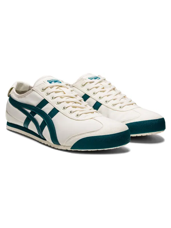 Кроссовки Onitsuka Tiger MEXICO 66 Shoes 'Cream Velvet Pine' — изображение 3 из 4, кремовый