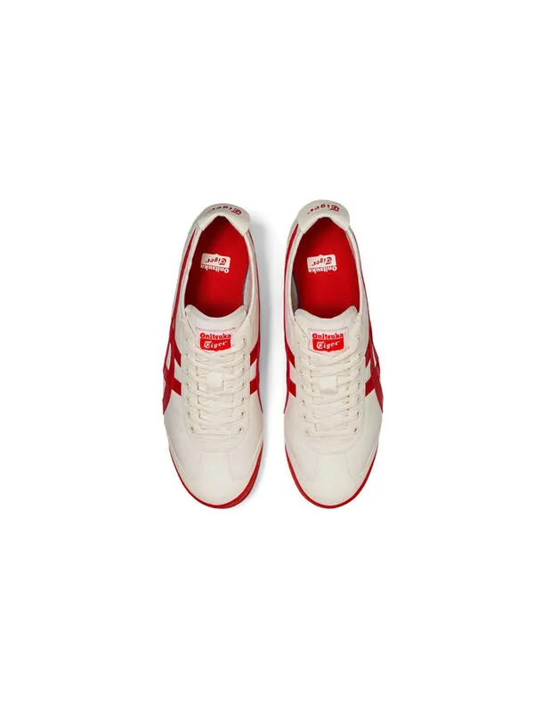 Кроссовки мексика 66 Onitsuka Tiger — изображение 4 из 4, кремовый белый/красный