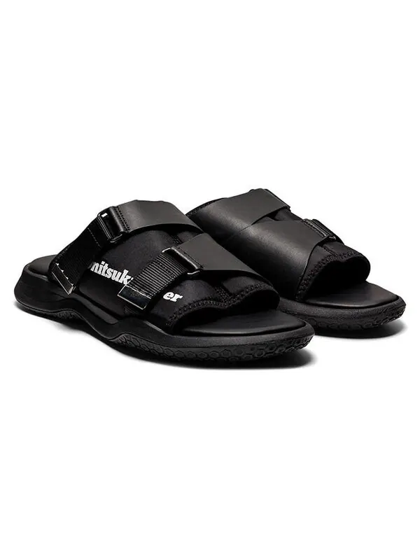 Сандалии ohbori slider стильные спортивные сандалии Onitsuka Tiger — изображение 4 из 4, черный