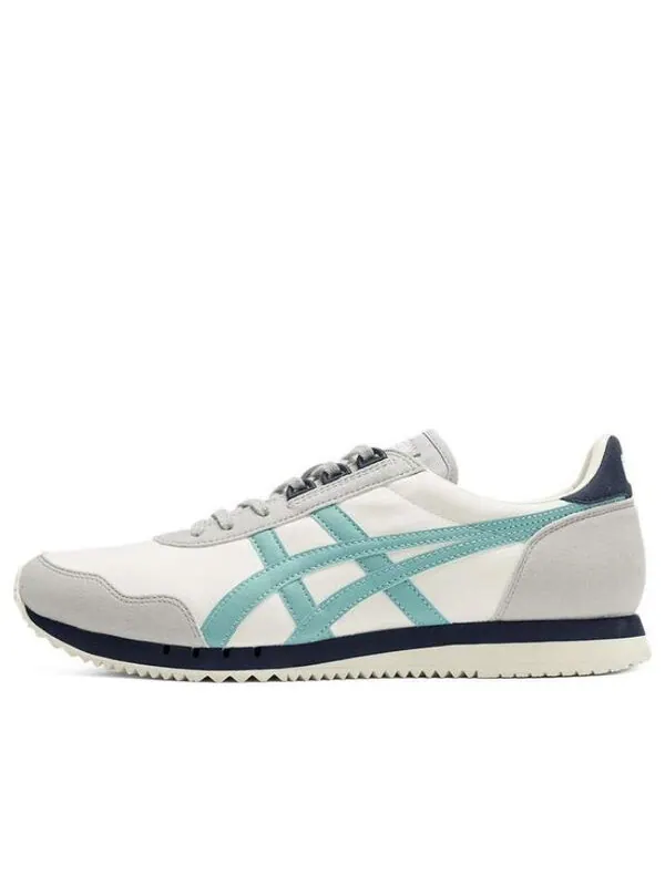Кроссовки Onitsuka Tiger Dualio Marathon Running Shoes 'Cream White Grey Aqua' — изображение 1 из 4, белый