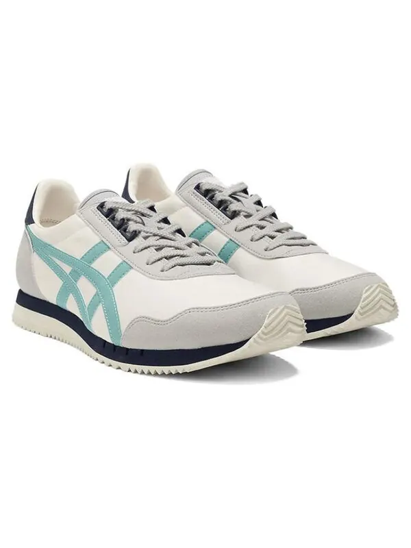 Кроссовки Onitsuka Tiger Dualio Marathon Running Shoes 'Cream White Grey Aqua' — изображение 3 из 4, белый