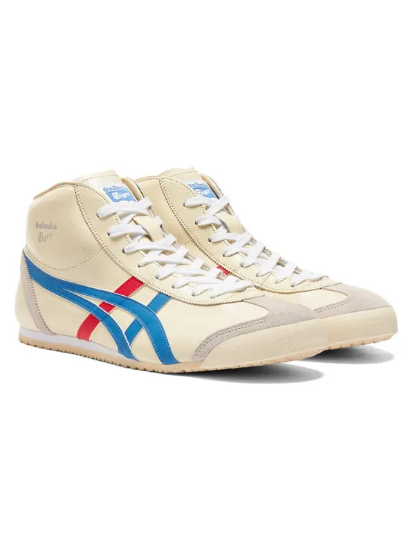 Кроссовки mexico mid runner кроссовки Onitsuka Tiger — изображение 3 из 4, белый/синий/красный