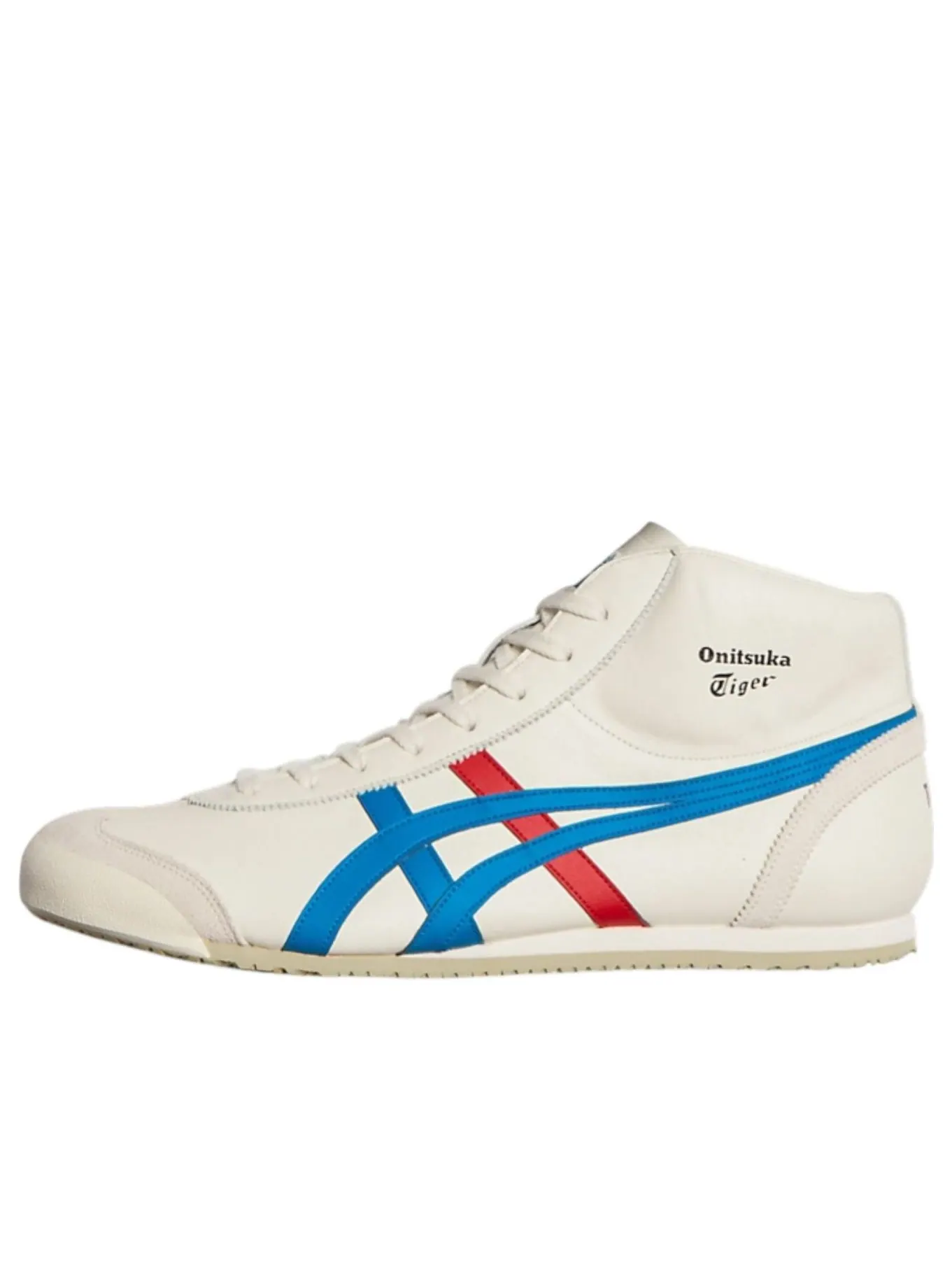 Onitsuka Tiger Mexico Mid Runner 'Cream Directoire Blue Red' — изображение 1 из 7, кремовый/синий/красный