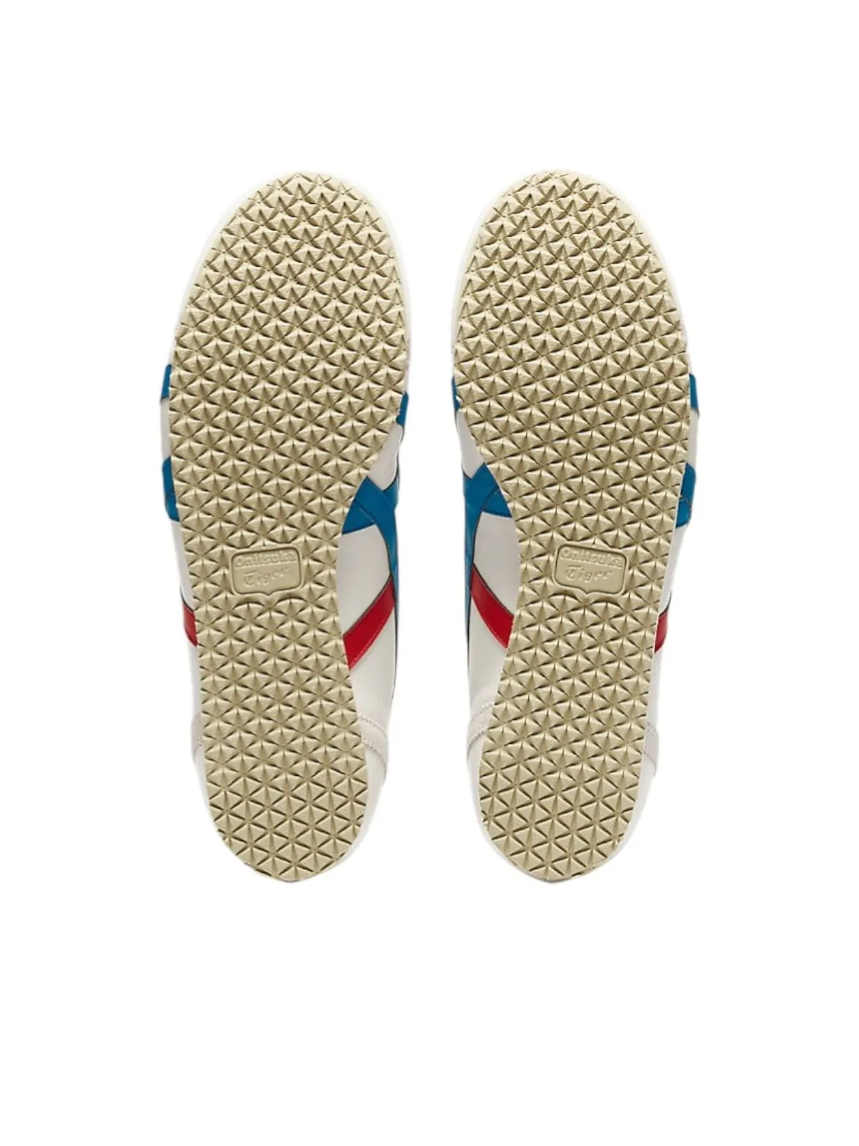 Onitsuka Tiger Mexico Mid Runner 'Cream Directoire Blue Red' — изображение 7 из 7, кремовый/синий/красный