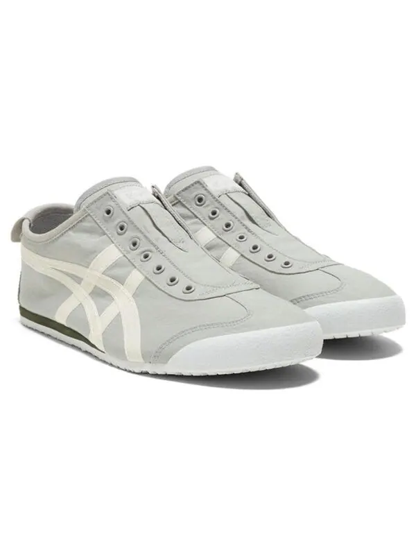 Кроссовки mexico 66 slip on Onitsuka Tiger — изображение 4 из 4, серый/белый