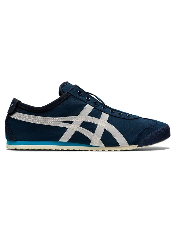 Кроссовки mexico 66 slip on Onitsuka Tiger — изображение 3 из 4, темно-синий/белый