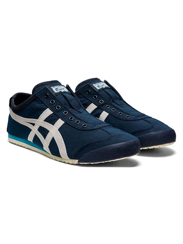 Кроссовки mexico 66 slip on Onitsuka Tiger — изображение 4 из 4, темно-синий/белый