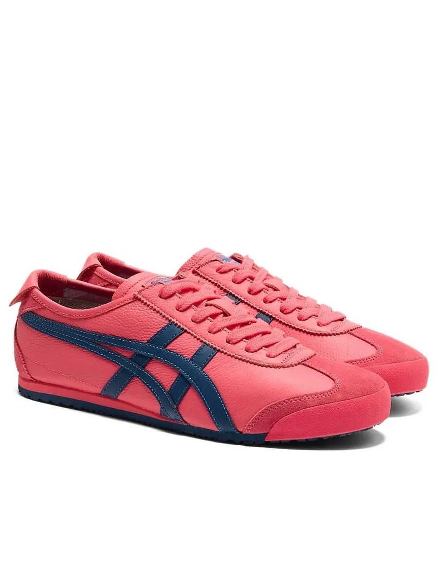 Кроссовки Onitsuka Tiger Mexico 66 'Pink Cameo Mako Blue' — изображение 3 из 6, розовый