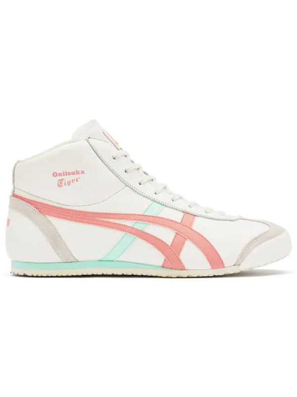 Кроссовки mexico mid runner Onitsuka Tiger — изображение 3 из 4, белый/розовый/голубой