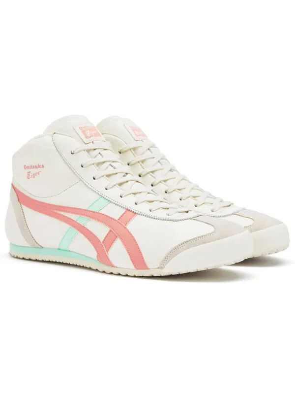 Кроссовки mexico mid runner Onitsuka Tiger — изображение 4 из 4, белый/розовый/голубой