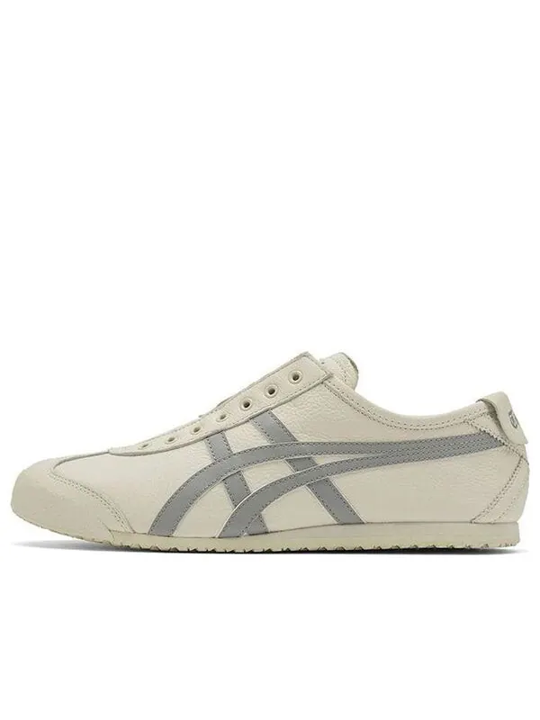 Кроссовки mexico 66 slip on Onitsuka Tiger — изображение 1 из 4, белый/серый