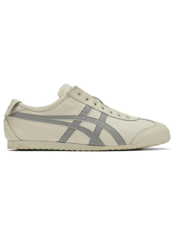 Кроссовки mexico 66 slip on Onitsuka Tiger — изображение 3 из 4, белый/серый