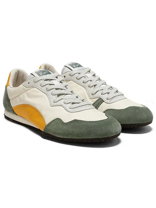 Кроссовки серрано кл кроссовки Onitsuka Tiger — изображение 4 из 4, кремовый/зеленый/желтый