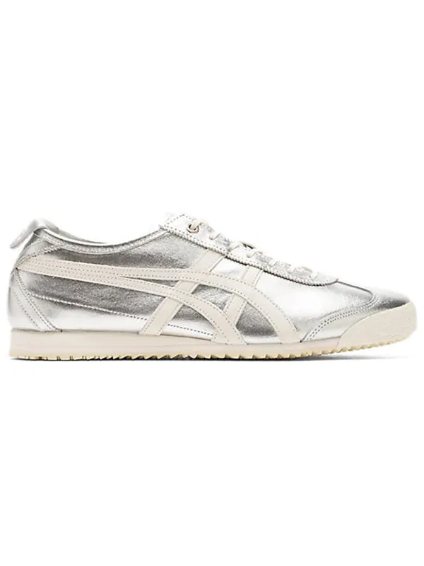 Кроссовки Onitsuka Tiger MEXICO 66 SD Shoes 'Cream Silver' — изображение 2 из 4, кремовый/серебристый