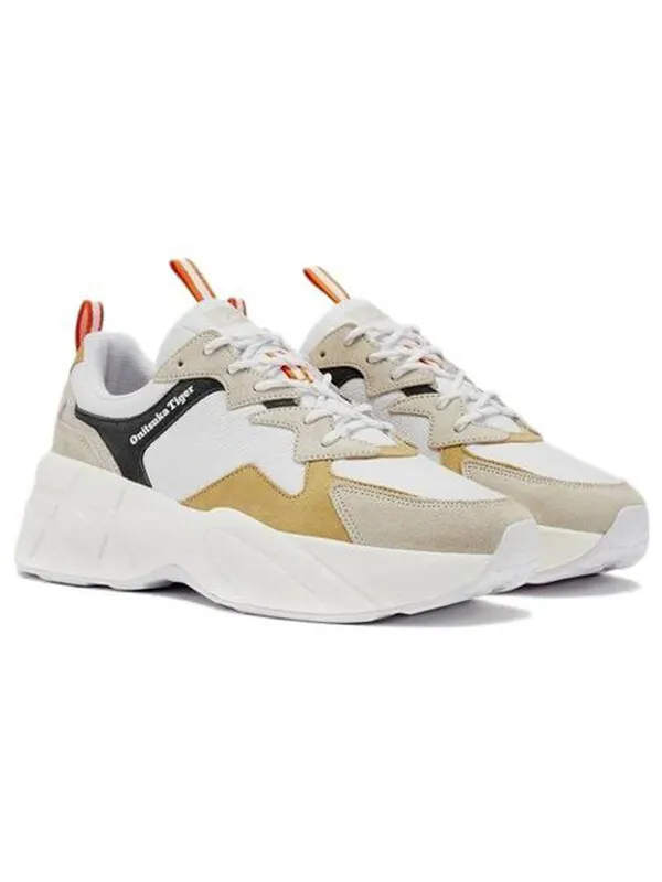 Кроссовки кроссовки Pleaker Onitsuka Tiger — изображение 4 из 4, белый/бежевый/желтый