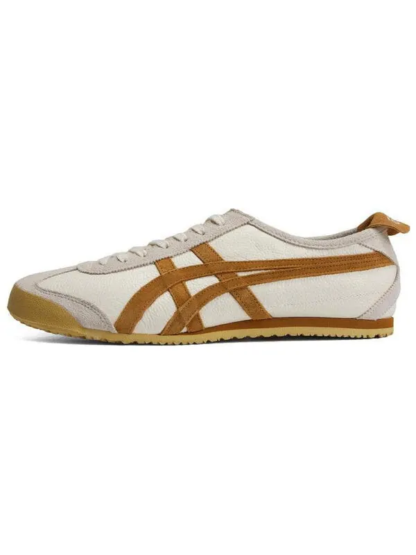 Кроссовки мексика 66 Onitsuka Tiger — изображение 2 из 4, белый/коричневый