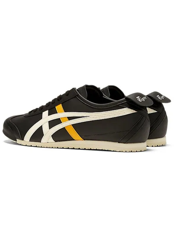 Кроссовки Onitsuka Tiger MEXICO 66 Shoes 'Black White Yellow' — изображение 4 из 4, черный/белый/желтый