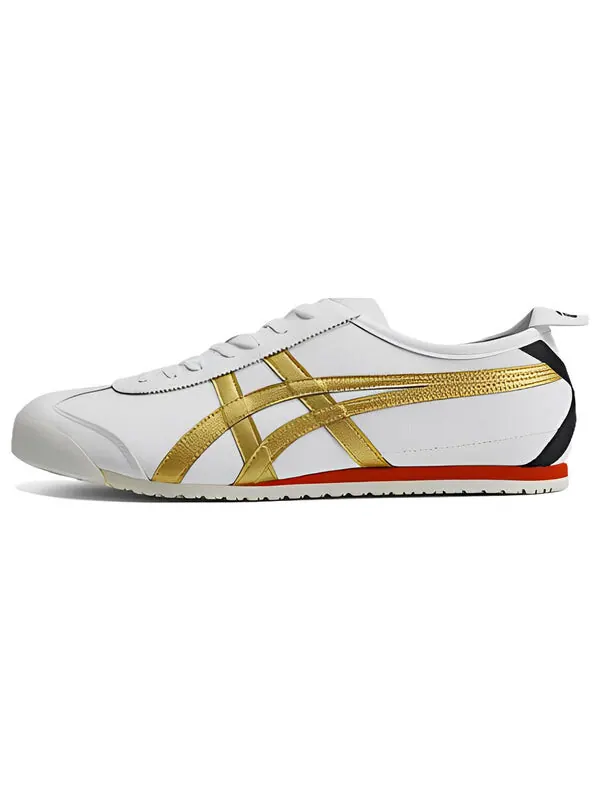 Кроссовки мексика 66 Onitsuka Tiger — изображение 2 из 4, белый/золотистый