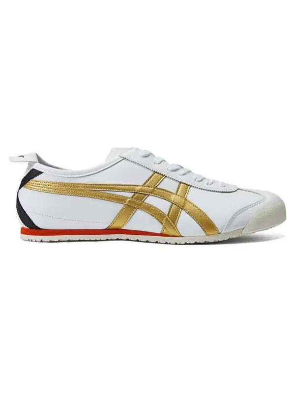 Кроссовки мексика 66 Onitsuka Tiger — изображение 3 из 4, белый/золотистый