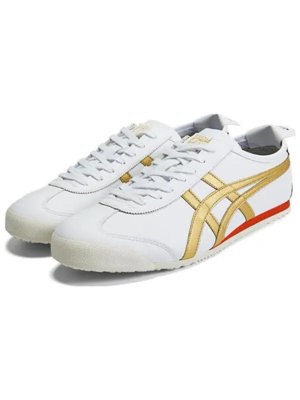 Кроссовки мексика 66 Onitsuka Tiger — изображение 4 из 4, белый/золотистый