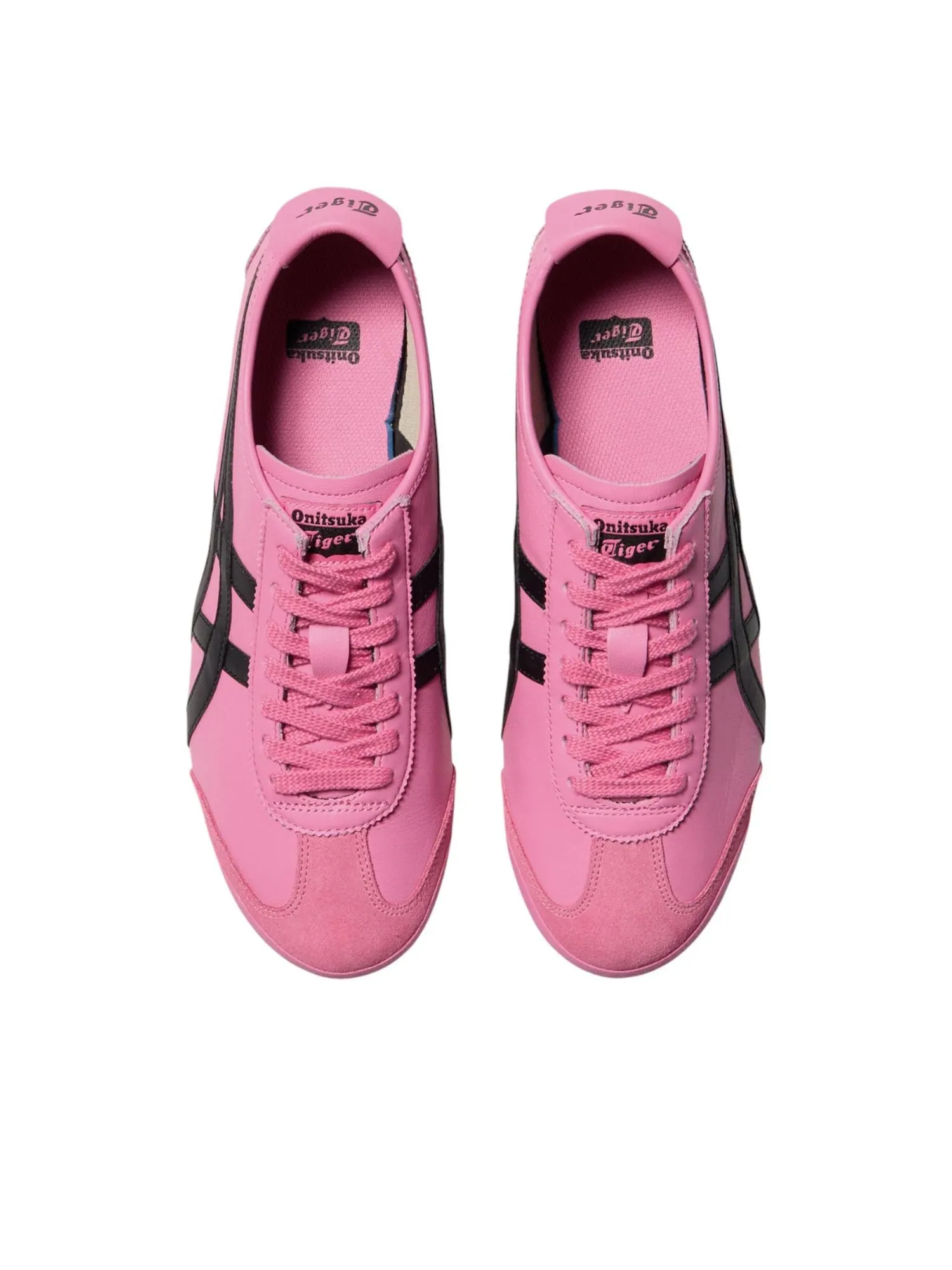 Кроссовки Onitsuka Tiger Mexico 'Dragon Fruit Black' — изображение 2 из 5, розовый