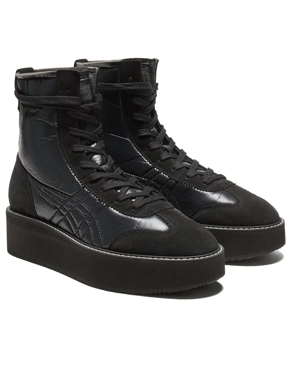 Кроссовки Onitsuka Tiger Delegation Chunk Boot 'Black' — изображение 2 из 5, черный
