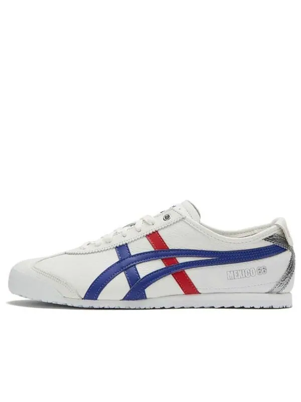 Кроссовки Onitsuka Tiger MEXICO 66 Shoes 'White Blue Red' — изображение 1 из 4, белый/синий/красный