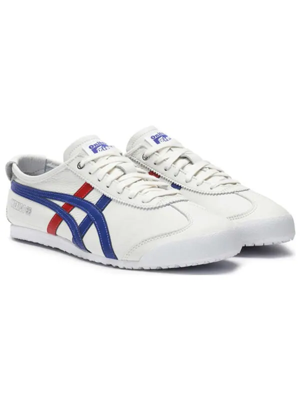 Кроссовки Onitsuka Tiger MEXICO 66 Shoes 'White Blue Red' — изображение 2 из 4, белый/синий/красный