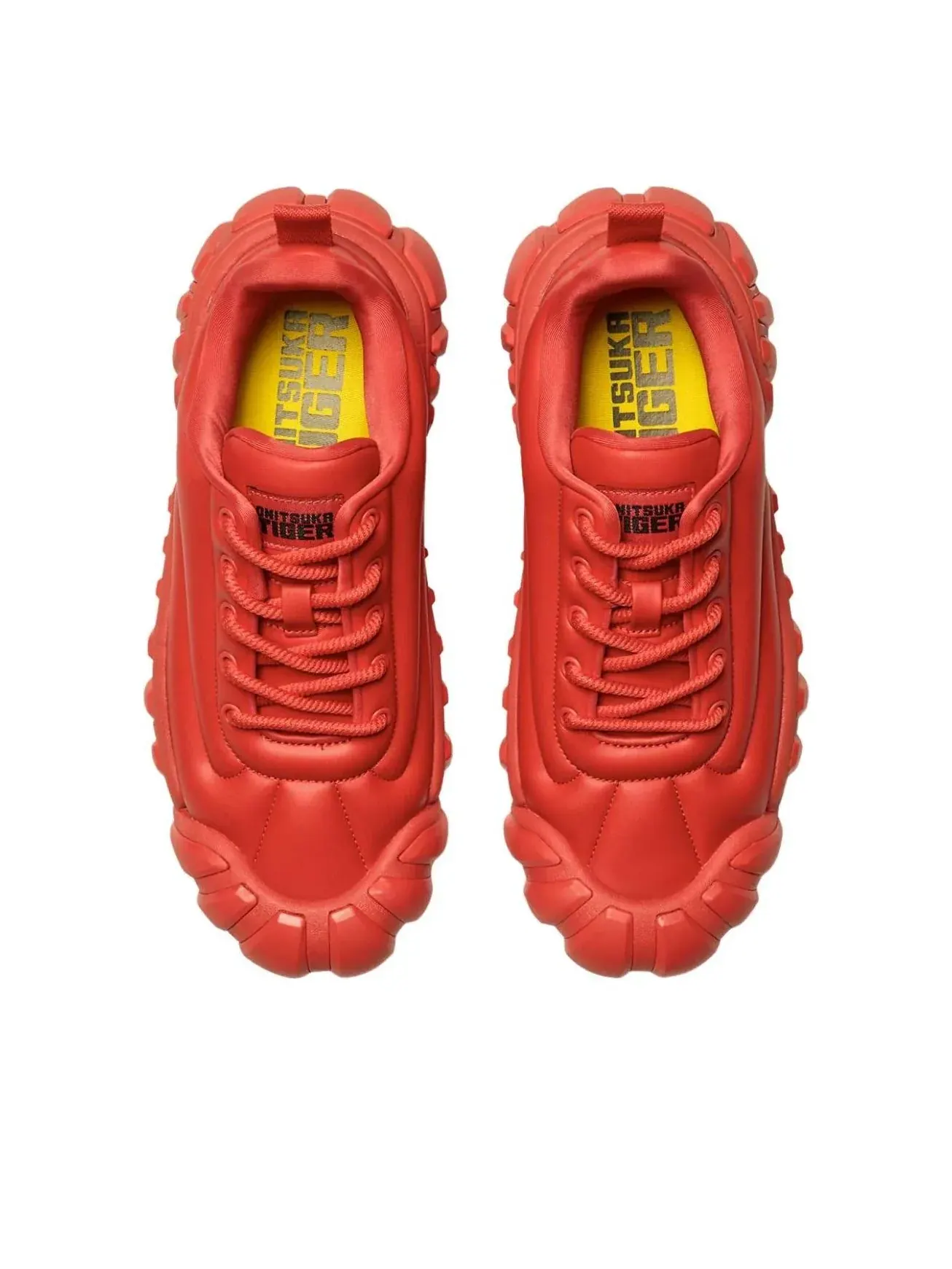 Кроссовки Onitsuka Tiger Dentigre Puff 'Fiery Red' — изображение 4 из 5, красный