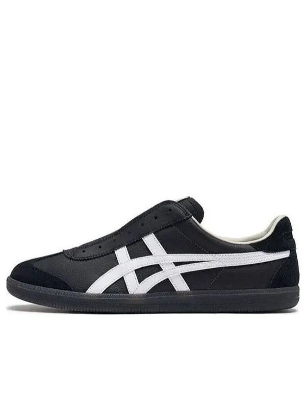 Кроссовки tokuten slip on Onitsuka Tiger — изображение 1 из 4, черный/белый