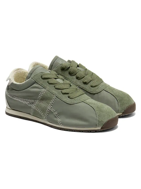 Кроссовки Onitsuka Tiger Corsair A55 — изображение 3 из 4, зеленый/кремовый